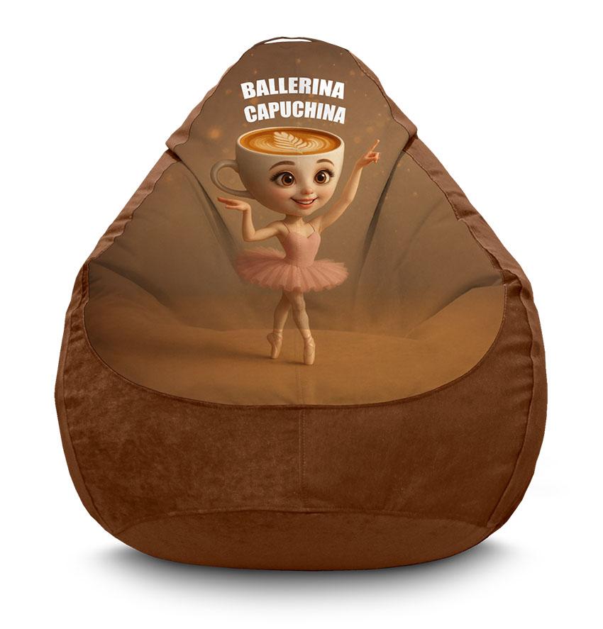 Крісло «Балерина Капучина. Мем. Ballerina Capuchina. Meme. Flock»