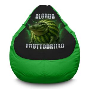 Кресло мешок «Глорбо Фруттодрилло. Мемный зверь. Glorbo Fruttodrillo. Meme Beast. Oxford»