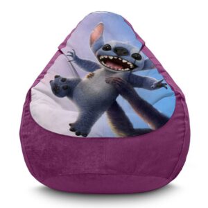 Кресло мешок "Лило и Стич. Король Стич. Lilo and Stitch. King Stitch. Flock"