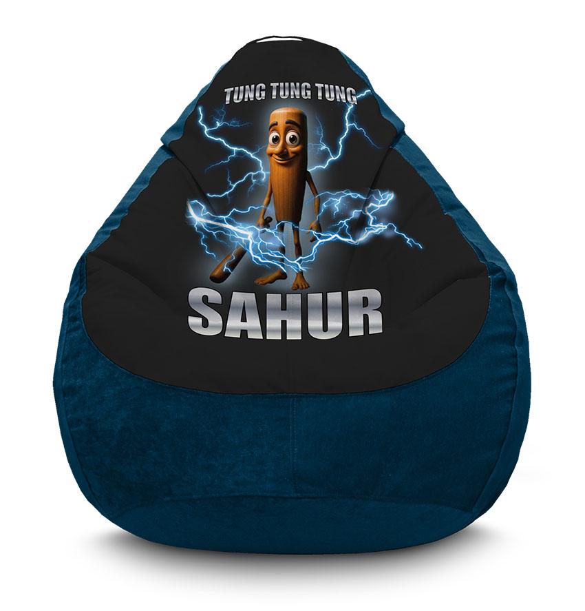 Крісло «Тун Тун Тун Сагур. Мем. Tung Tung Tung Sahur. Meme. Flock»