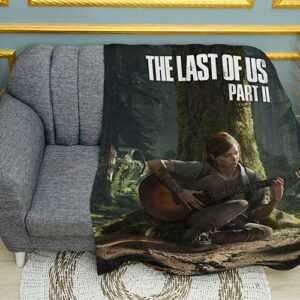 Плед «Элли у дерева. День. Последние из нас. Ellie by the tree. Day. The Last of Us»