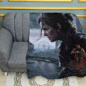 Плед «Элли. Ночь. Последние из нас. Ellie. Night. The Last of Us»