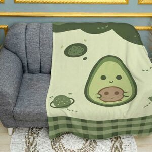 Плед «Космічне авокадо. Cosmic Avocado»