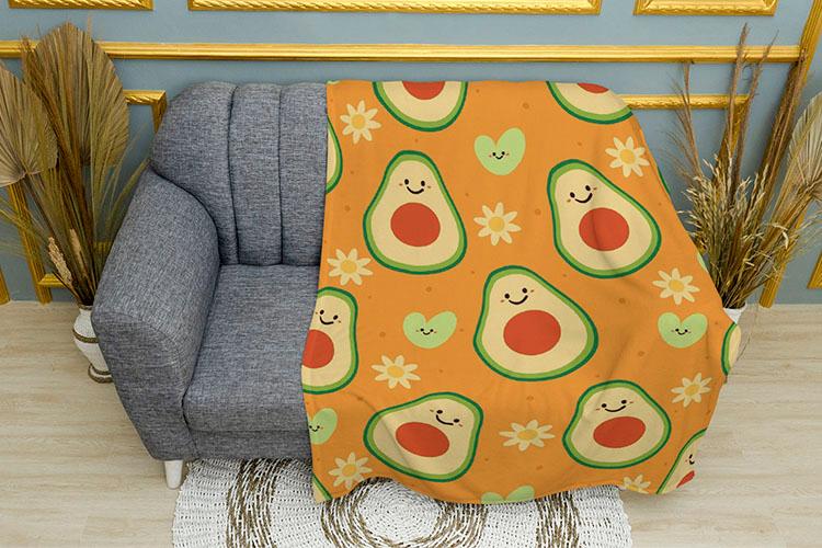 Плед «Веселе авокадо. Happy Avocado»