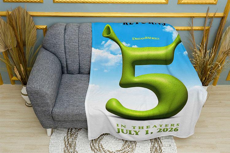 Плед «Зелене королівство. Шрек 5. Green Kingdom. Shrek 5»