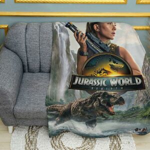 Плед «Мир Юрского периода. Атака Динозавра. Jurassic World. Dinosaur Attack»