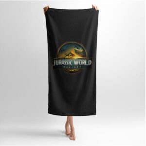 Рушник з принтом «Світ Юрського періоду. Знак виживання. Jurassic World. Survival Mark»