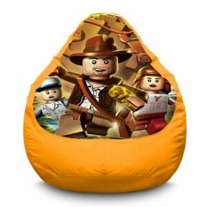 Кресло мешок «Индиана Джонс. Мистический мир. Лего. Indiana Jones. Mystic World. Lego. Oxford»