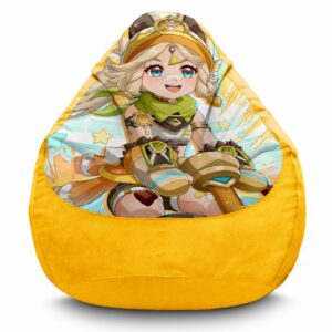 Кресло мешок «Качина. Яркие приключения. Геншин Импакт. Kachina. Bright adventures. Genshin Impact. Flock»
