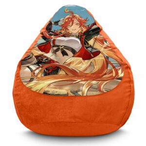 Кресло мешок «Крутая Мавуика. Приключения. Геншин Импакт. Cool Mavuika. Adventures. Genshin Impact. Flock»
