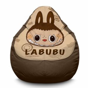 Кресло мешок «Лабубу. Зубастый малыш. Labubu. Toothy baby. Oxford»