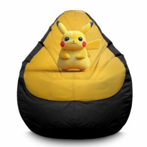 Кресло мешок «Пикачу. Милый покемон. Pikachu. Cute Pokemon. Oxford»