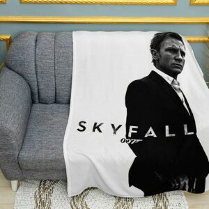 Плед «Агент 007: Координаты Скайфолл. Agent 007. Skyfall»
