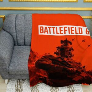 Плед «Батлфилд 6. Штурм города. Battlefield 6. City Assault»