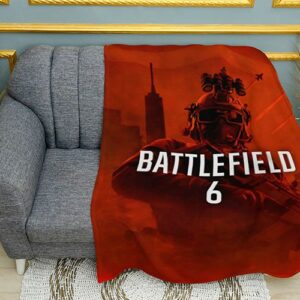 Плед «Батлфилд 6. Огненный фронт. Battlefield 6. Fire Front»