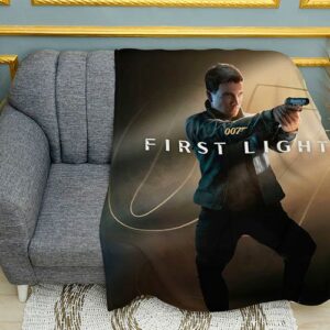 Плед «Агент 007 Первый свет. Игра. Джеймс Бонд. Agent 007 First light. Game. James Bond»
