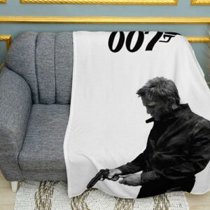 Плед «Скайфол. Агент 007. Стиль шпигуна. Skyfall. Agent 007. Spy style»