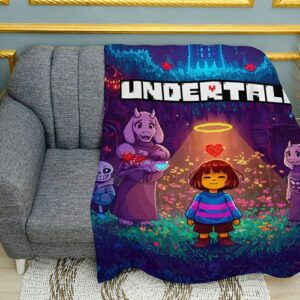 Плед «Андертейл. Таємниці підземного світу. Undertail. Mysteries of the underworld»