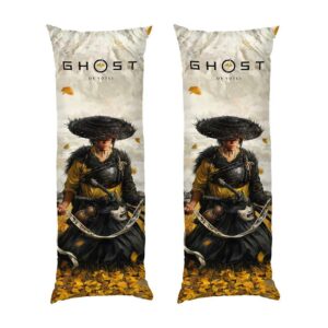 Дакімакура подушка для обіймів «Привид Йотей. Осінній воїн. Ghost of Yotei. Autumn Warrior»