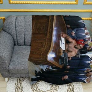 Плед «Баррі Вуд. Кабінет президента. Barry Wood. President's Office»