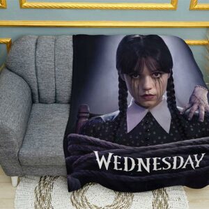 Плед «Венздей. Похмура краса. Wednesday. Gloomy Beauty»