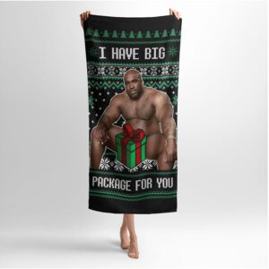 Рушник з принтом «Баррі Вуд. Подарунок. Barry Wood. Gift»