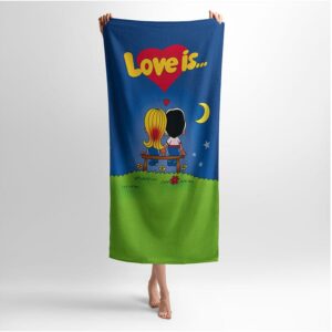 Рушник з принтом «Кохання це... Love Is…»