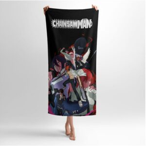 Рушник з принтом «Людина-бензопила. Світ Демонів. Chainsaw Man. World of Devils»