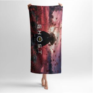 Рушник з принтом «Привид Йотей. Шлях честі. Ghost of Yotei. Path of Honor»