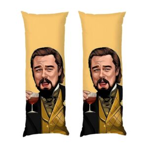 Дакимакура подушка для объятий «Леонардо Ди Каприо. Кэлвин Кэнди. Арт. Leonardo DiCaprio. Calvin Candy. Art»