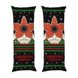 Дакимакура подушка для объятий «Рождественский Демогоргон. Очень странные дела. Christmas Demogorgon. Stranger Things»