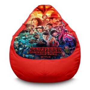 Крісло мішок «Дивні дива. Нетфлікс. Stranger Things. Netflix. Oxford»