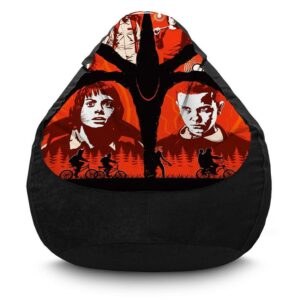 Крісло мішок «Дивні дива. Темний світ. Stranger Things. Dark World. Flock»