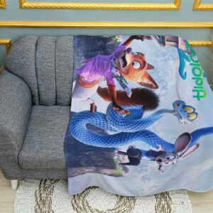 Плед «Зоотрополіс 2. Світ Тварин. Zootopia 2. Animal World»