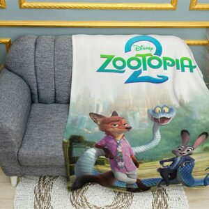 Плед «Зоотрополіс 2. Веселі пригоди. Zootopia 2. Fun adventures»