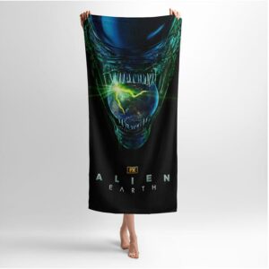 Рушник з принтом «Чужий. Загроза. Alien. Threat»