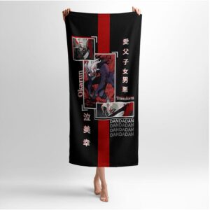 Рушник з принтом «Дандадан. Перевтілення Окаруна. Dandadan. Okarun's transformation»