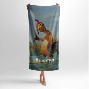 Рушник з принтом «Іба Чотко. Півень. Мем. Iba Chotko. Rooster. Meme»