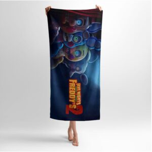 Рушник з принтом «П'ять ночей у Фредді 2. Жах піцерії. Five Nights at Freddy's 2. Pizzeria Horror»