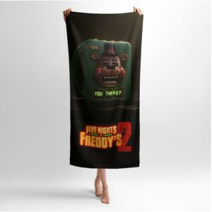 Рушник з принтом «П'ять ночей у Фредді 2. Гра починається. Five Nights at Freddy's 2. Game Begins»
