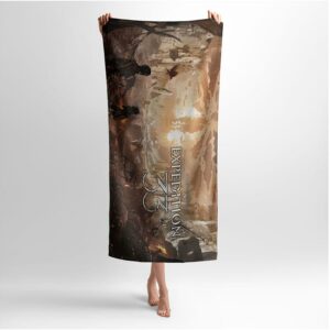 Рушник з принтом «Руїни майбутнього. Ruins of Future. Clair Obscur: Expedition 33»