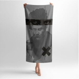 Полотенце с принтом «Шевченко. Проникновенный взгляд. Shevchenko. Insightful look»