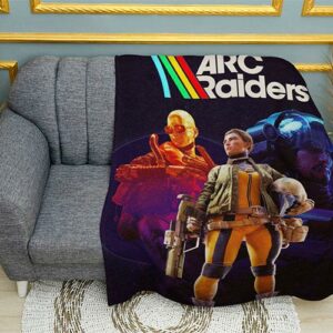 Плед «ARC Raiders. Охотники из будущего. Hunters of the future»