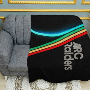 Плед «ARC Raiders. Неоновая волна. Neon wave»