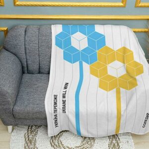 Плед «Цветы Победы. Соледар. Flowers of Victory. Soledar»