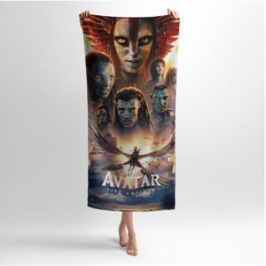 Рушник з принтом «Аватар. Вогонь і попіл. Avatar. Fire and Ash»