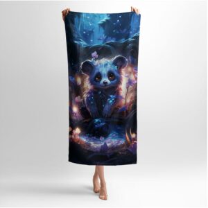 Рушник з принтом «Панда. Казковий ліс. Арт. Panda. Fairytale forest. Art»