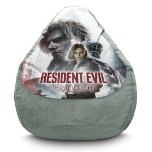 Кресло мешок «Обитель Зла. Реквием. Туман апокалипсиса. Resident Evil. Requiem. Apocalypse Fog. Flock»