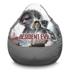 Кресло мешок «Обитель Зла. Реквием. Туман апокалипсиса. Resident Evil. Requiem. Apocalypse Fog. Oxford»