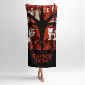 Полотенце с принтом «Очень странные дела. Темный мир. Stranger Things. Dark World»